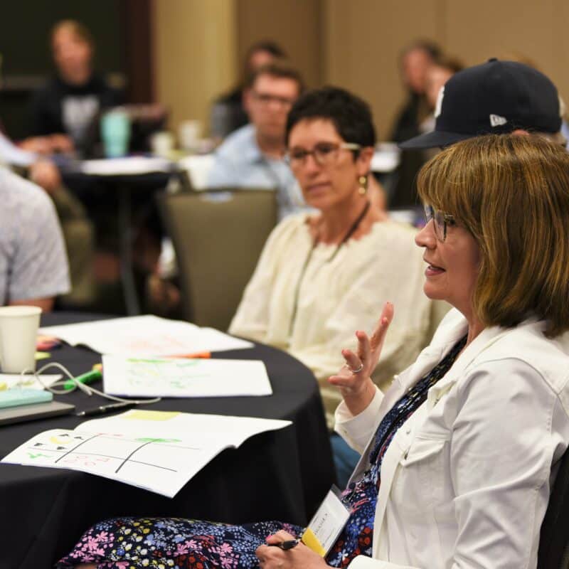 Vermont educators talking to each other